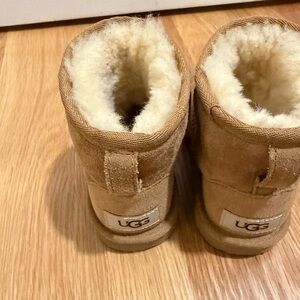 UGG Tan Kids Boots with Cream Lining